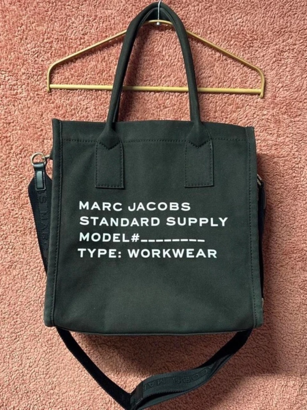 Marc Jacobs black tote bag